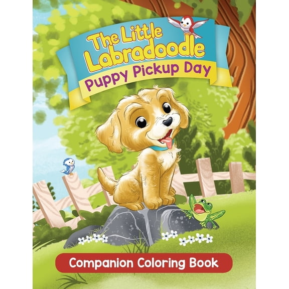 Little Labradoodle Puppy Pickup Day Companion Coloring Book, Book 1, (Paperback)