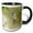 Black/White, variant on 3drose, Tufted Titmouse, Baeolophus Bicolor, in Live Oak Tree, Florida, 15oz Mug