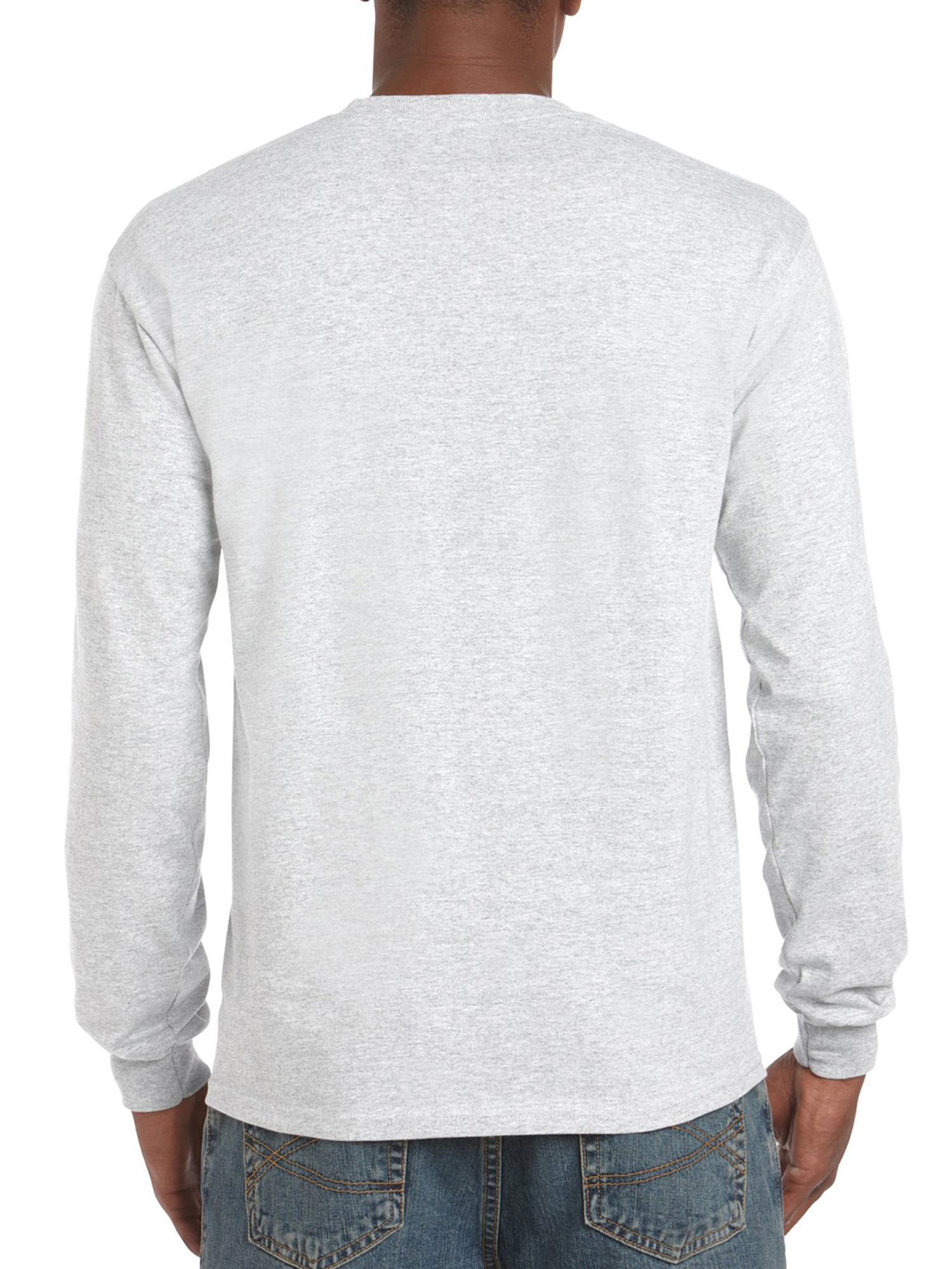 Gildan Mens Ultra Cotton Classic Long Sleeve T-Shirt - image 2 of 2
