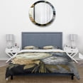 thumbnail image 3 of Designart "Peonies in White, Blue, and Grey II" Floral & Botanical Bedding Covert Set - Peonies White Floral Bed Set With 2 Shams, 3 of 6
