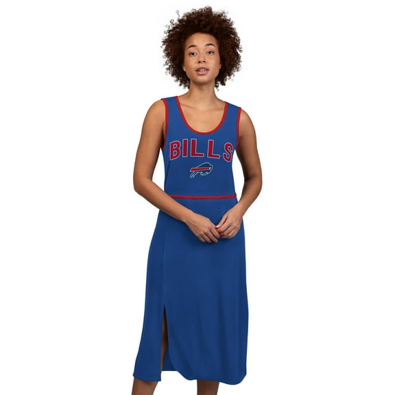Women's-G-III 4Her by Carl Banks Royal Buffalo Bills Center Field Maxi Dress
