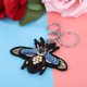 thumbnail image 3 of Accesorio de joyería de moda Paillette Bee Insecto Llavero Llavero de aleación (azul), 3 of 3