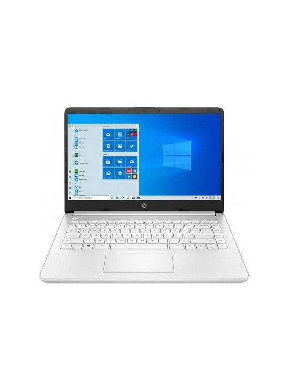 HP 14 Series 14" Laptop - Intel Celeron N4020 - 4GB RAM - 64GB eMMC - Windows 10 Home in S mode - Snow White  14-dq0040nr (47X78UA#ABA)