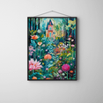 thumbnail image 4 of Quirky Floral Fantasy - Enchanting Whimsical Gardens Canvas & Poster Prints - Enhance Your Living Space, 4 of 4