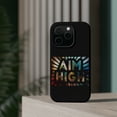 thumbnail image 4 of DistinctInk MagSafe Tough Case for Apple iPhone 13 Pro (6.1" Screen) - Aim High - Raised Bezel Screen Guard, 4 of 6