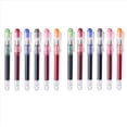 thumbnail image 1 of 12 Piezas de Plumas Estilográficas Desechables Multicolores, Utilizadas para Bocetos, Diarios, Caligrafía, Suministros de Oficina de Escritura Suave, 1 of 5