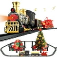 thumbnail image 1 of UFULMN Electric Train Set with 3D Elevated Tracks Quiet Mode Christmas Train Maximum Recommended Age 3+ for Kids Material, 1 of 6