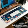 thumbnail image 3 of Brecoy Extended Large Gaming Mouse Pad, 31.5" x 11.8" Desk Mat with Stitched Edges, Waterproof Non-Slip Rubber Base, Desk Protection for Home Office & Gaming, 3 of 7