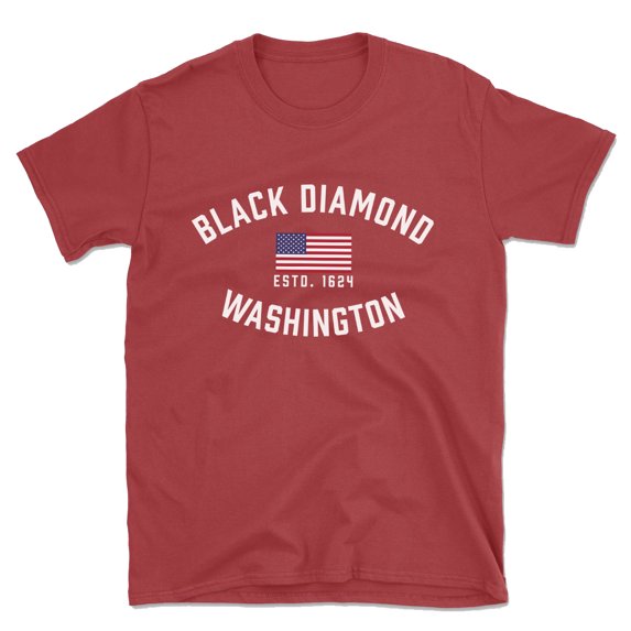 Black Diamond Washington Patriot Men's Cotton T-Shirt