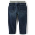 thumbnail image 4 of The Children's Place Baby & Toddler Boys Pull-On Straight Fit Jeans, Sizes 6M-5T, 4 of 4