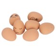 thumbnail image 4 of 7pcs Fake Eggs, Solid Rubber Eggs Elastic Expression Pattern Artificial Bouncing Ball Eggs, 4 of 8