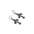 thumbnail image 1 of Steampunk Earrings - Fleur-de-lis Cross, 1 of 1