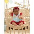 thumbnail image 6 of BemeyourBBs Toddler Baby Girl Baseball Outfit Striped Flying Sleeve Babydoll Tunic Shirt Tops and Pockets Ruffle Shorts Set Toddler Girl Summer Clothes, 6 of 9