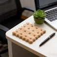 thumbnail image 1 of Solid Wood Coffee Cup Coaster with Heat Insulation and Water-Resistant Design for Dining Table Protection and Cups, 1 of 6
