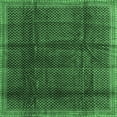thumbnail image 1 of Ahgly Company Indoor Square Abstract Emerald Green Contemporary Area Rugs, 8' Square, 1 of 4