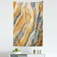 thumbnail image 1 of Marble Tapestry, Colorful Rock Quartz Surface Inspired Background Formation Abstract, Fabric Wall Hanging Decor for Bedroom Living Room Dorm, 5 Sizes, Slate Blue and Apricot, by Ambesonne, 1 of 1