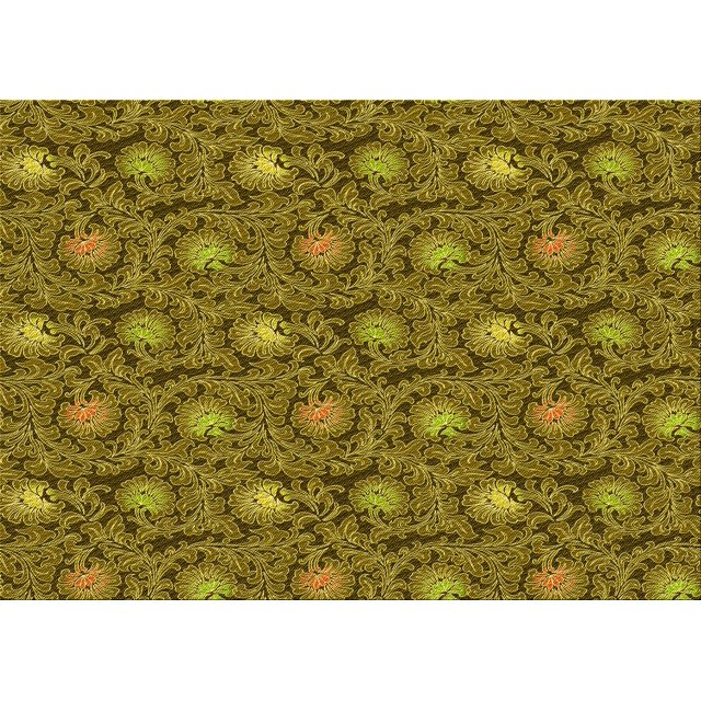 Ahgly Company Tapis Rectangulaire Lavable en Machine Intérieur Transitionnel Marron, 2 Pieds x 4 Pieds