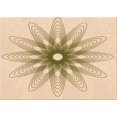 thumbnail image 1 of Ahgly Company Machine Washable Indoor Rectangle Transitional Bronze Brown Area Rugs, 2' x 4', 1 of 7
