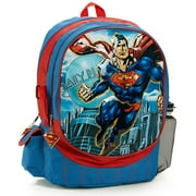Superman Backpack with Water Bottle