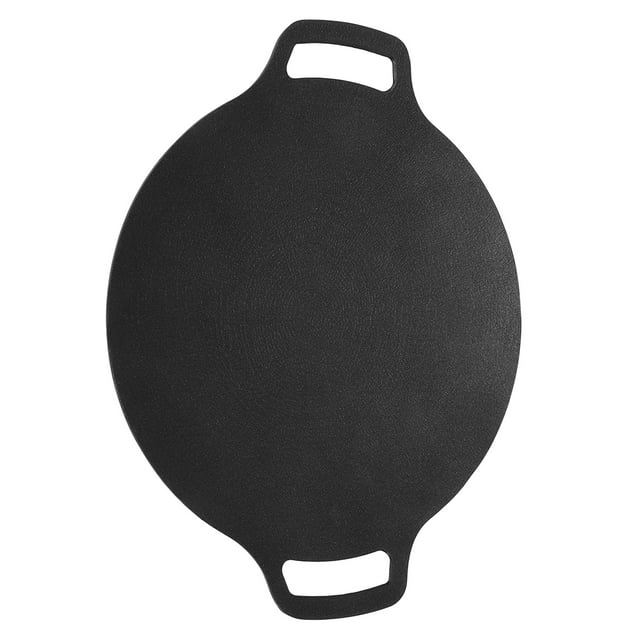 Poêle-gril de Style Coréen, Plaque Ronde Antiadhésive à 6 Couches, Plaque de Cuisson BBQ pour Intérieur Extérieur