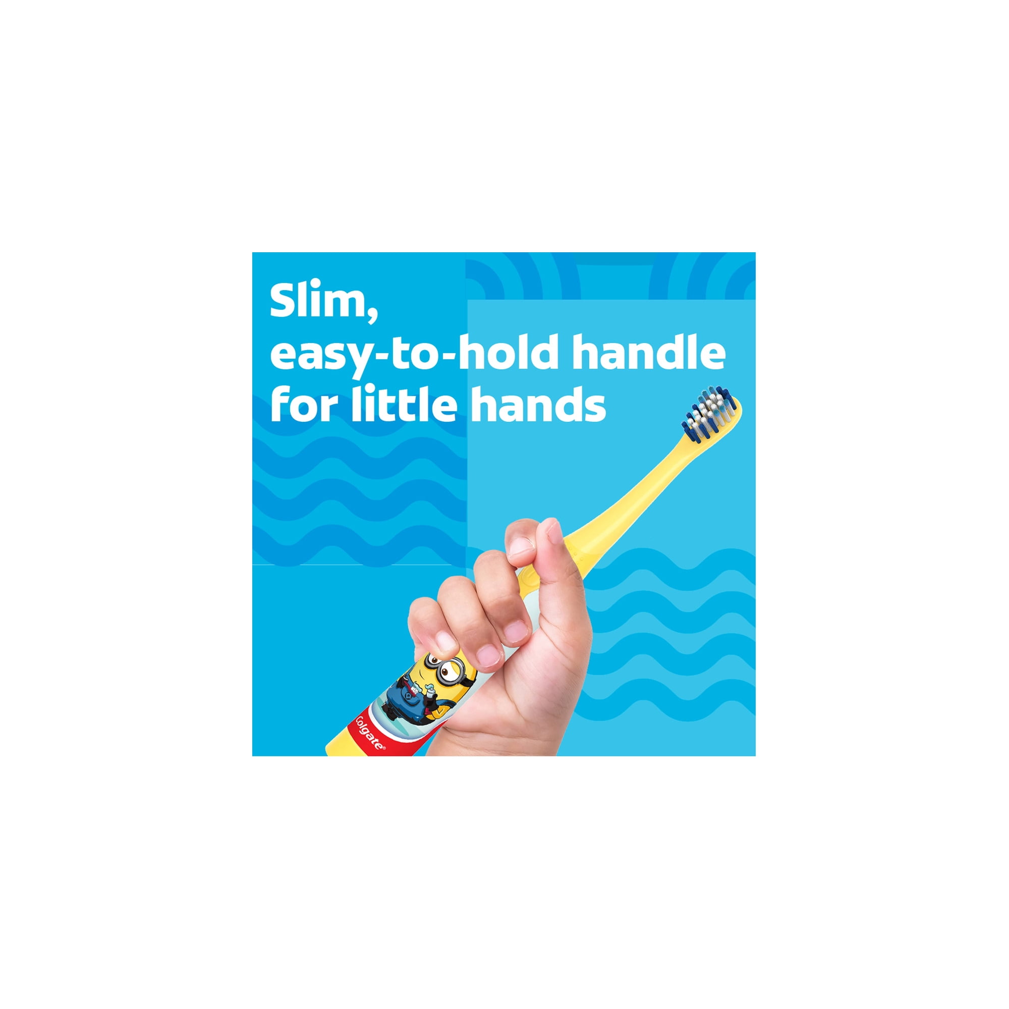 Colgate Kids Battery Powered Toothbrush, Minions (Pack of 4)