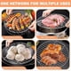 thumbnail image 3 of 16'/40cm Stainless Steel Grill Grates with Handle, Extra Thick Round Metal Cooking Grates for Charcoal, Smoker & Campfire, 3 of 5