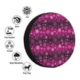 thumbnail image 4 of Sikiie Snowflakes And Christmas PVC Leather Spare Tire Wheel Cover Spare Tire Cover, for Car Truck SUV Camper Trailer Universal Fit(14-17in)-15 inch, 4 of 6