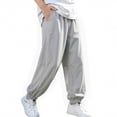 thumbnail image 7 of zbxnLI Kid's Casual Pants Elastic Waist Athletic Joggers Trousers Outdoor Lightweight Baggy Sports Pants with Pockets, 7 of 7