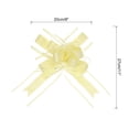 thumbnail image 2 of Unique Bargains 10pcs 11 Inch Extra Large Pull Bow Gift Wrapping Big Organza Bows Ribbon Yellow for Wedding Baskets Presents, 2 of 6