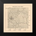 thumbnail image 2 of Frost 12x12 Black Modern Framed Museum Art Print Titled - Missaukee County Michigan - Frost 1898, 2 of 5
