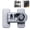 Gray, variant on Child Safety Cabinet Lock with 180 Degree Rotation, Dual-Lock Baby Proofing Latches for Drawers and Cupboards, Drill-Free Adhesive Lock, 3 inch