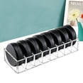 thumbnail image 2 of Clear Acrylic Compact Organizer, Blushes Highlighters Eyeshadow Powder Makeup Organizer Holder for Vanity, 8 Slots, 2 of 7