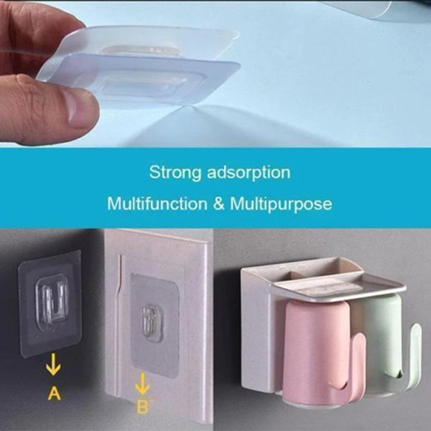 Ganchos de pared sin costuras, ganchos autoadhesivos para baño, cocina, paquete de 10 Ndcxsfigh Libre de BPA