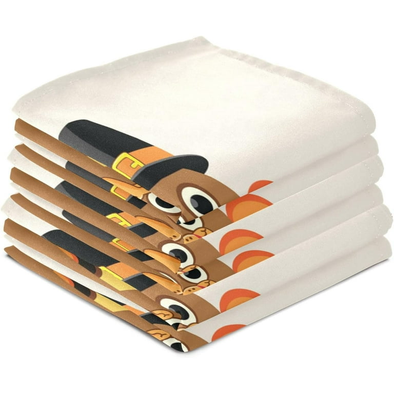 Redbaker 6 Pcs Camping Kitchen Towels Funny Dish Towel Happy