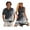 Black Gray Palm Tree, variant on Polynesian Matching Hawaiian Outfits for Family Washable Couple Matching Outfits Men’s Hawaiian Shirt Lightweight Fit for Honeymoon Trip Fashionable