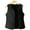 Black, variant on Uaswgudfs Women's Casual Solid Color Sleeveless Puffer Vest, Polyester Quilted Fleece-Lined Outerwear, Warm Winter Fall Sleeveless Jacket for Women Black 2XL