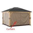 thumbnail image 2 of Sunjoy Universal Curtains for 11 ft. ×13 ft. Wood-Framed Gazebos, 2 of 4
