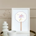 thumbnail image 4 of SHISUYAN Double-sided Embroidery Circular Fan Chinese Tassel Fan Circular Fan Round Hand Fan, 4 of 9