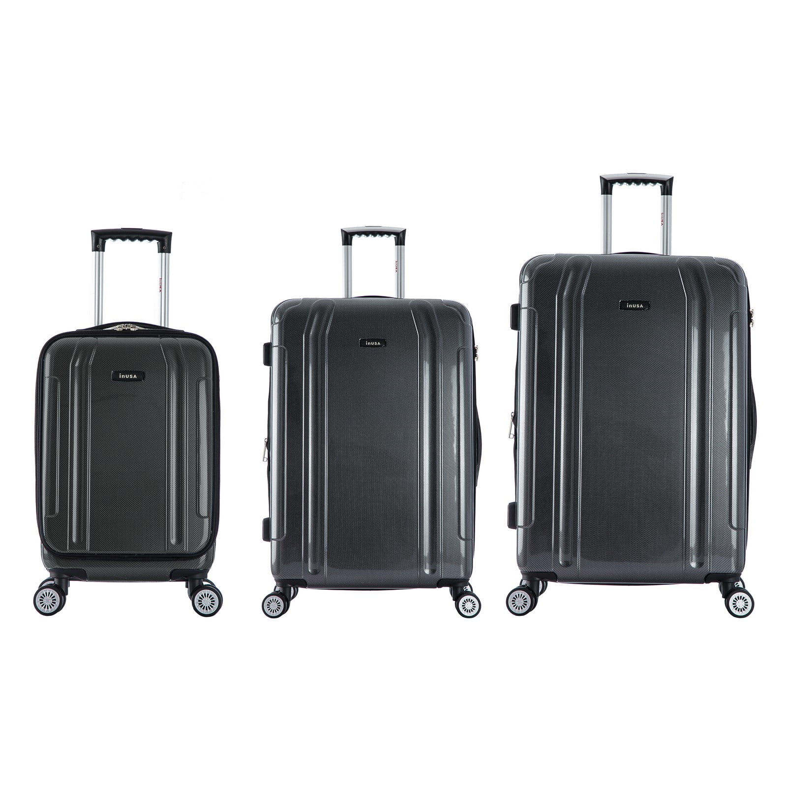 The Set of Classic Metal Triforce Oxford Collection Hardside 3-piece Spinner Luggage Set