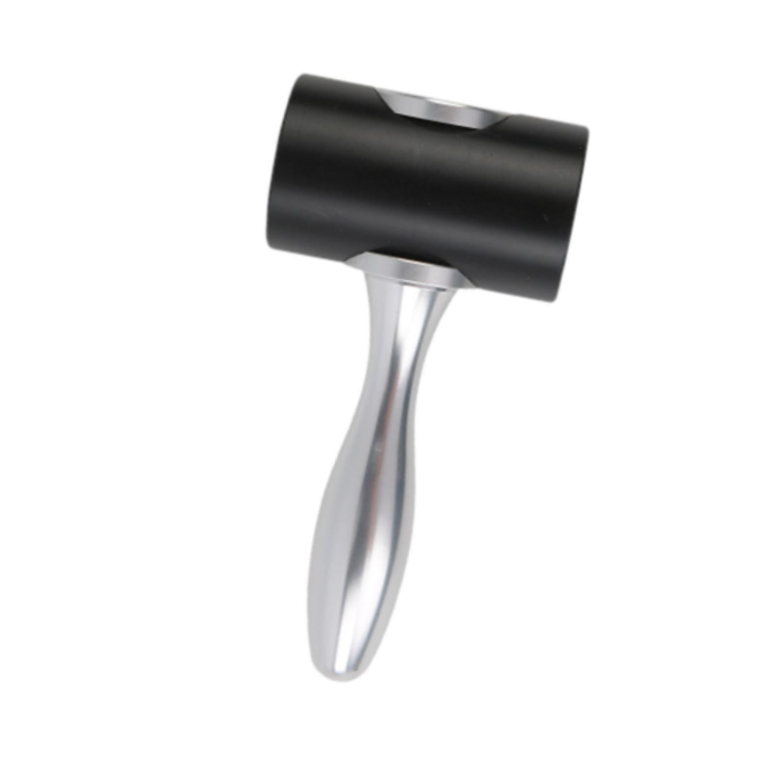 Sharprepublic Leather Carving Hammer Leathercraft Hole Punching Tool Comfortable Handle Sturdy Black