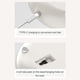 thumbnail image 5 of Ventilador portátil Matsuzay de ABS plegable montado en la pared USB azul, 5 of 6