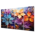 thumbnail image 2 of Designart "Kaleidoscope of Colorful Prisms I" Abstract Collages Wall Art Prints Set, 2 of 5
