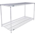 thumbnail image 2 of Nexel 2 Shelf Chrome ESD Wire Shelving Unit Starter 60""W x 24""D x 34""H, 2 of 3