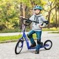 thumbnail image 2 of Aosom Kids Scooter with Adjustable Handlebar, Dual Brakes, Blue, 2 of 10