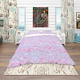 thumbnail image 2 of Designart 'Wavy Gradient Pattern' Bohemian & Eclectic Duvet Cover Set, 2 of 4