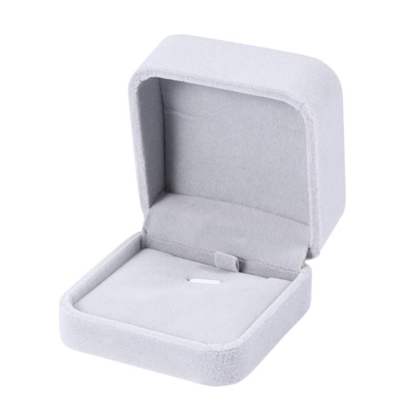 KAKOWELY necklace box Necklace Gift Box Bracelet Watch Jewelry Storage Organizer Box (Grey)2.76"X2.76"X1.57"