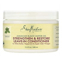 Shea Moisture Jamaican Black Castor Oil Strengthen & Restore Leave-In Conditioner 11 oz (Pack of 3)