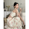 thumbnail image 1 of Une Robe en Lin pour Filles pour Femmes 2024 Nouvelle Mode Décontractée Sans Manches Unie Débardeur Robe d'Été Chic Vintage Plissée Ample Robe Maxi, 1 of 6