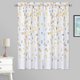 thumbnail image 1 of Cortinas Haperlare Cafe de 26 x 45 pulgadas con diseño floral contemporáneo de acuarela amarilla, lavables a máquina, para cocina, ventana, decoración del hogar, con bolsillo para varilla, juego de 2, 1 of 5