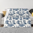 thumbnail image 1 of Fotbe Vintage Floral 1 Manta de Franela con Estampado, Manta Ultrasuave para Cama, Sofá, Auto, Hipoalergénica y Antibolitas-50"x40", 1 of 6